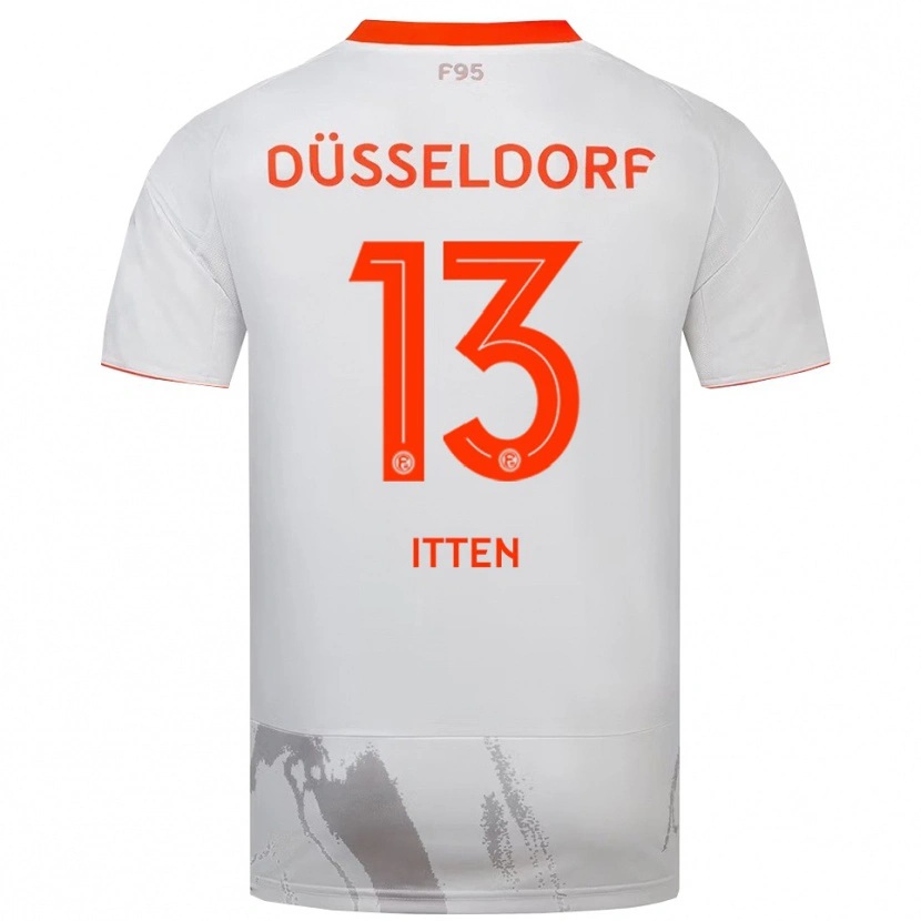 Danxen Damen Cedric Itten #13 Weiß Orange Auswärtstrikot Trikot 2025/26 T-Shirt Österreich