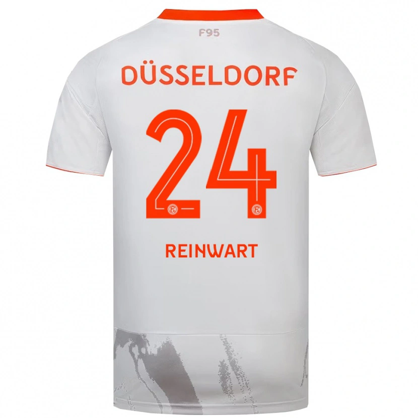 Danxen Damen Finn Reinwart #24 Weiß Orange Auswärtstrikot Trikot 2025/26 T-Shirt Österreich