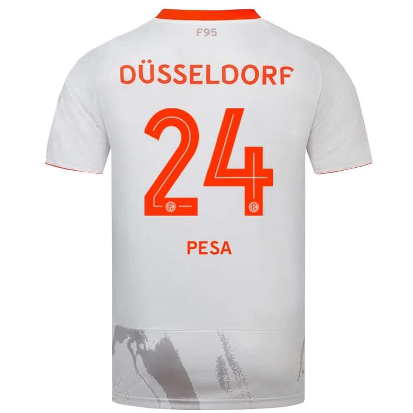 Danxen Damen Adrijan Pesa #24 Weiß Orange Auswärtstrikot Trikot 2025/26 T-Shirt Österreich