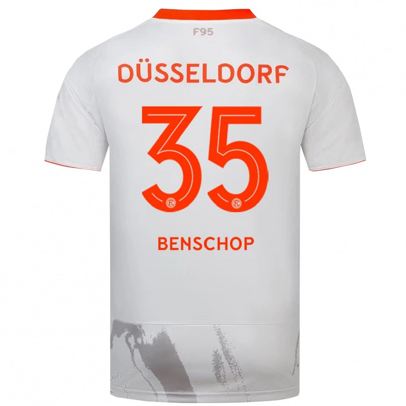 Danxen Damen Charlison Benschop #35 Weiß Orange Auswärtstrikot Trikot 2025/26 T-Shirt Österreich