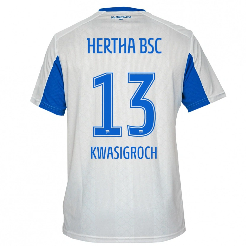 Danxen Damen Robert Kwasigroch #13 Weiß Blau Auswärtstrikot Trikot 2025/26 T-Shirt Österreich