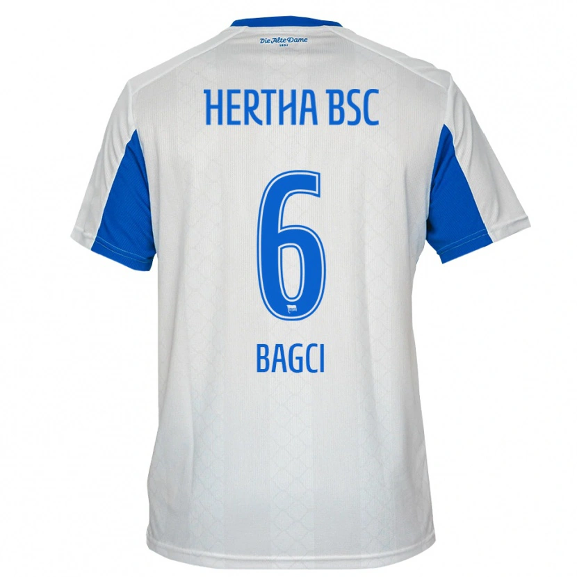 Danxen Damen Elyas Bagci #6 Weiß Blau Auswärtstrikot Trikot 2025/26 T-Shirt Österreich