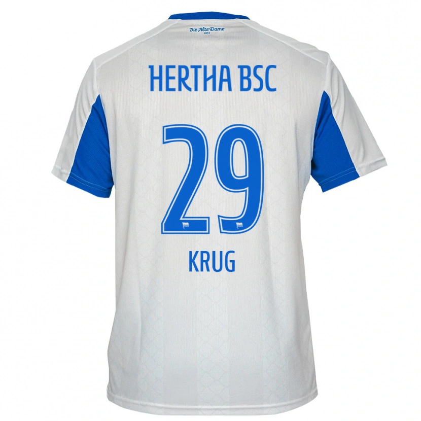 Danxen Damen Magdalena Krug #29 Weiß Blau Auswärtstrikot Trikot 2025/26 T-Shirt Österreich