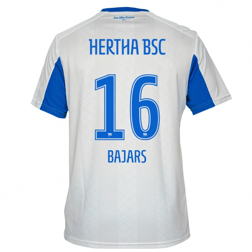 Danxen Damen Marko Bajars #16 Weiß Blau Auswärtstrikot Trikot 2025/26 T-Shirt Österreich