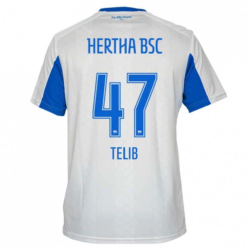 Danxen Damen Selim Telib #47 Weiß Blau Auswärtstrikot Trikot 2025/26 T-Shirt Österreich