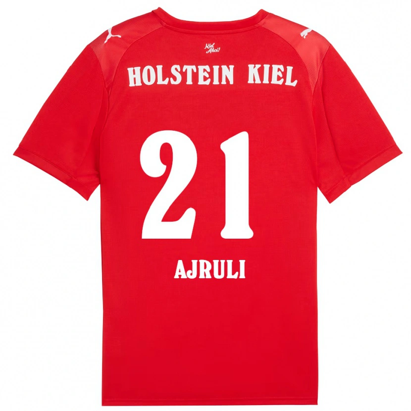 Danxen Damen Muhamed Ajruli #21 Rot Blau Auswärtstrikot Trikot 2025/26 T-Shirt Österreich