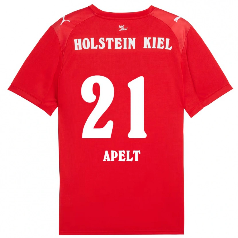 Danxen Damen Maximilian Apelt #21 Rot Blau Auswärtstrikot Trikot 2025/26 T-Shirt Österreich