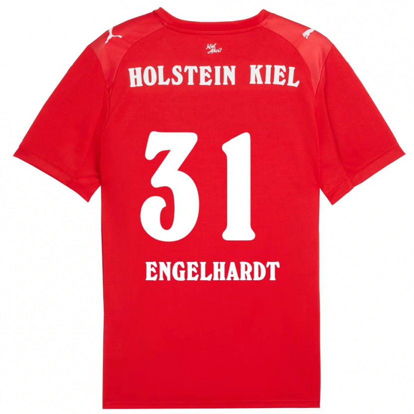 Danxen Damen Marcel Engelhardt #31 Rot Blau Auswärtstrikot Trikot 2025/26 T-Shirt Österreich