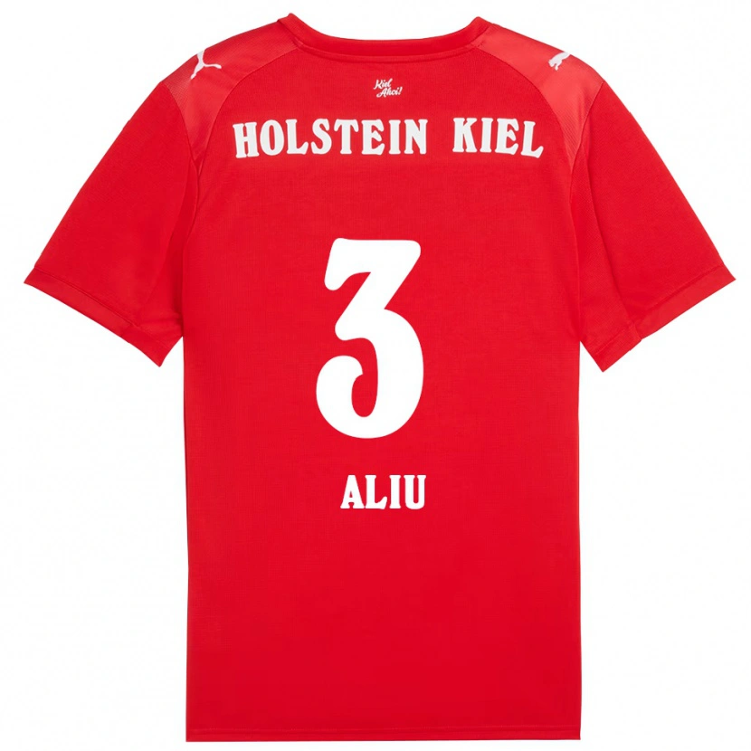 Danxen Damen Arbnor Aliu #3 Rot Blau Auswärtstrikot Trikot 2025/26 T-Shirt Österreich