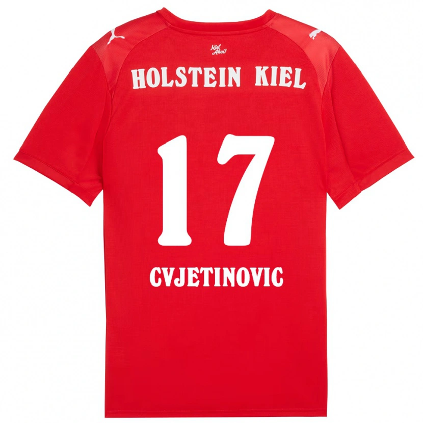 Danxen Damen Mladen Cvjetinovic #17 Rot Blau Auswärtstrikot Trikot 2025/26 T-Shirt Österreich
