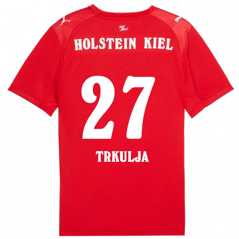Danxen Damen Mihailo Trkulja #27 Rot Blau Auswärtstrikot Trikot 2025/26 T-Shirt Österreich