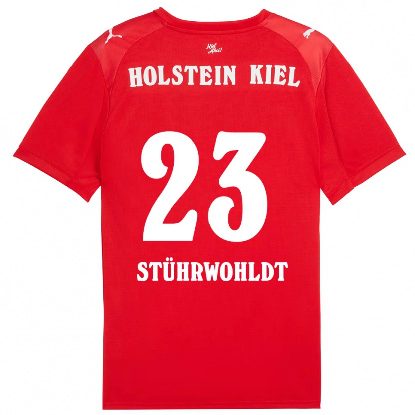 Danxen Damen Timon Stührwohldt #23 Rot Blau Auswärtstrikot Trikot 2025/26 T-Shirt Österreich