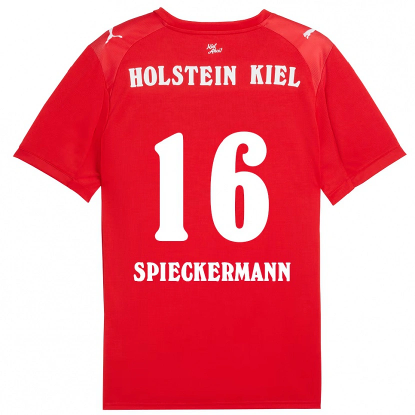 Danxen Damen Tim Spieckermann #16 Rot Blau Auswärtstrikot Trikot 2025/26 T-Shirt Österreich