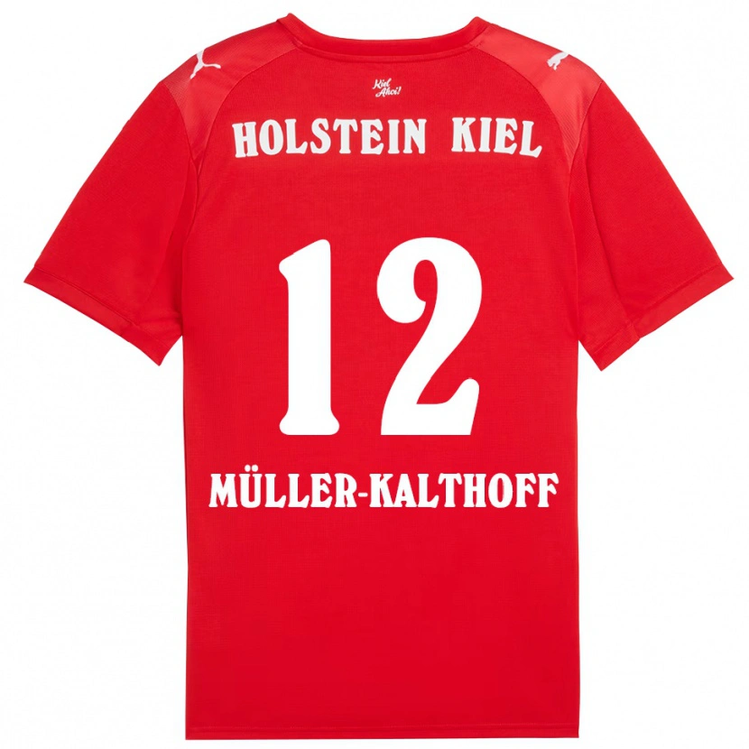 Danxen Damen Henrie Müller-Kalthoff #12 Rot Blau Auswärtstrikot Trikot 2025/26 T-Shirt Österreich