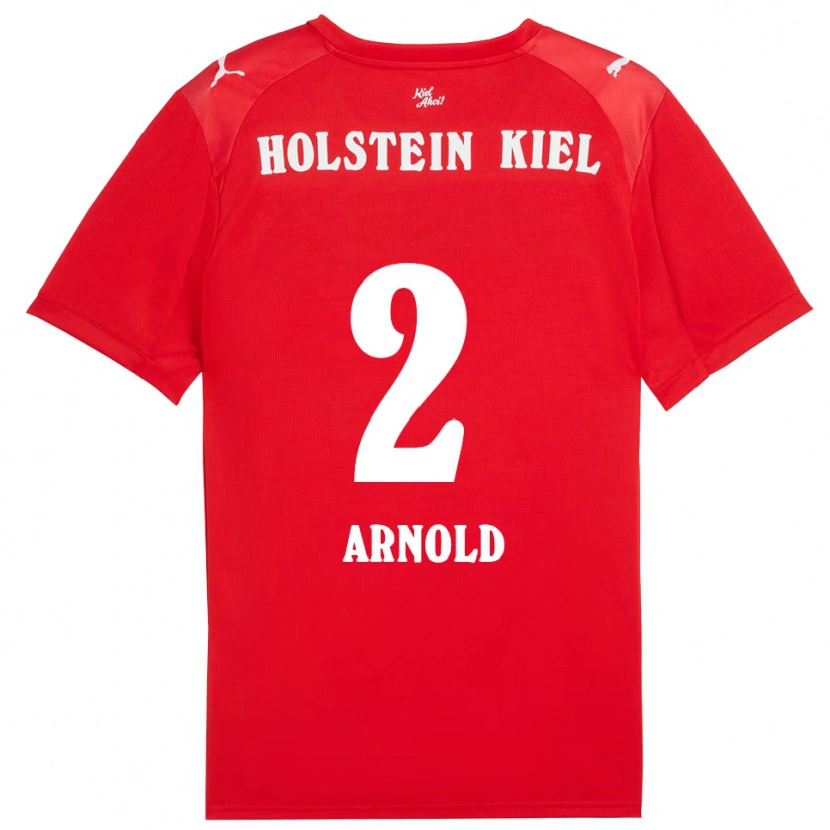 Danxen Damen Henrik Arnold #2 Rot Blau Auswärtstrikot Trikot 2025/26 T-Shirt Österreich