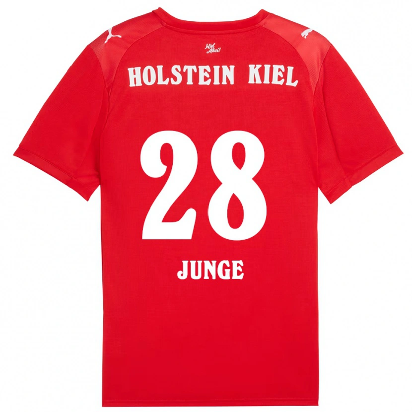 Danxen Damen Leland-Jordan Junge #28 Rot Blau Auswärtstrikot Trikot 2025/26 T-Shirt Österreich