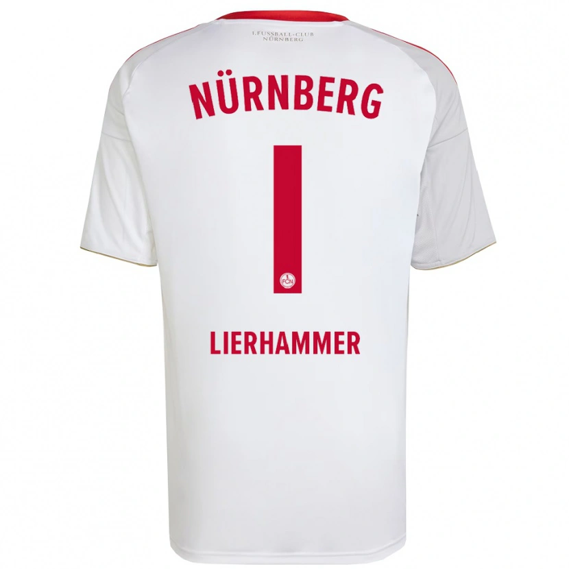 Danxen Damen Tim Lierhammer #1 Weiß Rot Auswärtstrikot Trikot 2025/26 T-Shirt Österreich