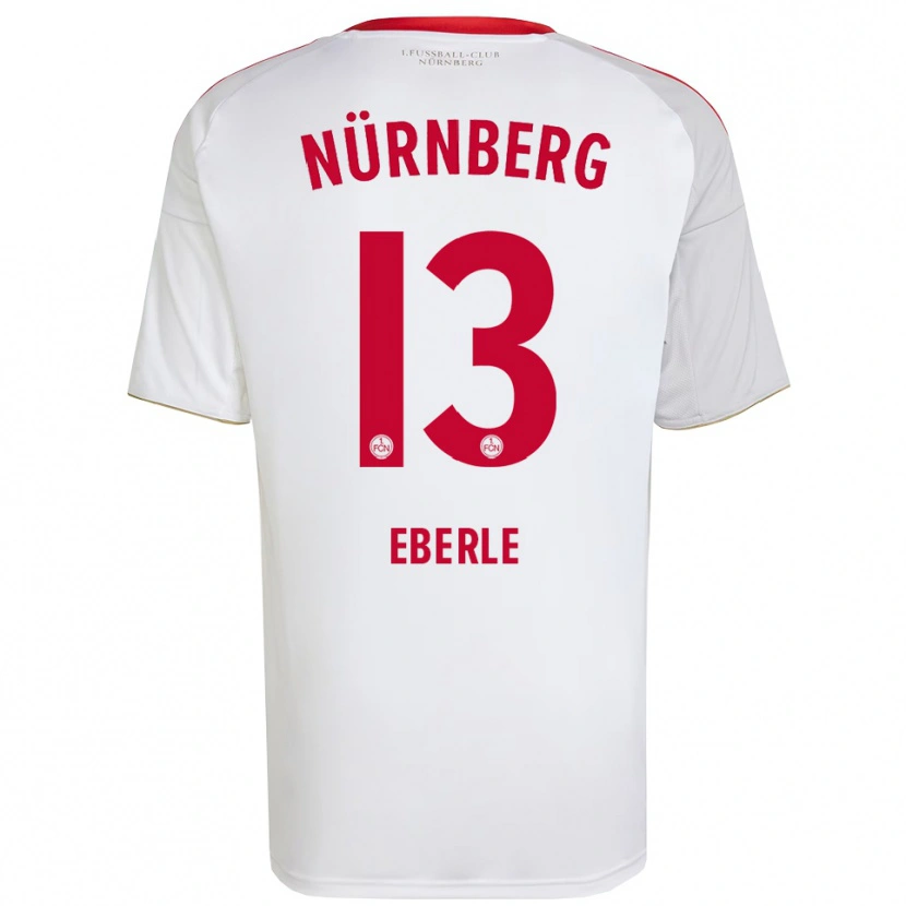 Danxen Damen Leo Eberle #13 Weiß Rot Auswärtstrikot Trikot 2025/26 T-Shirt Österreich