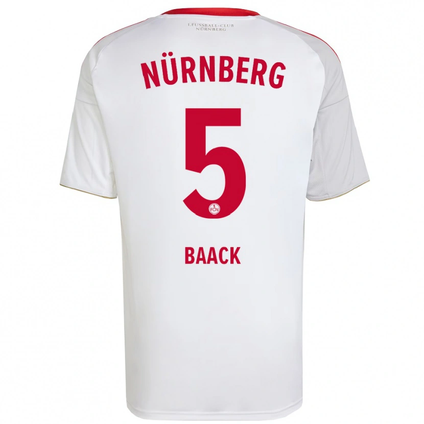 Danxen Damen Tom Baack #5 Weiß Rot Auswärtstrikot Trikot 2025/26 T-Shirt Österreich