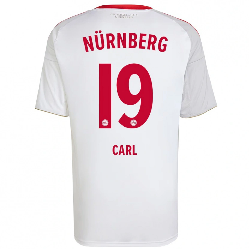 Danxen Damen Ferdinand Carl #19 Weiß Rot Auswärtstrikot Trikot 2025/26 T-Shirt Österreich