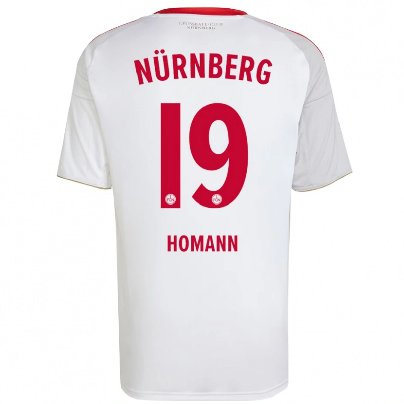 Danxen Damen Sanja Homann #19 Weiß Rot Auswärtstrikot Trikot 2025/26 T-Shirt Österreich