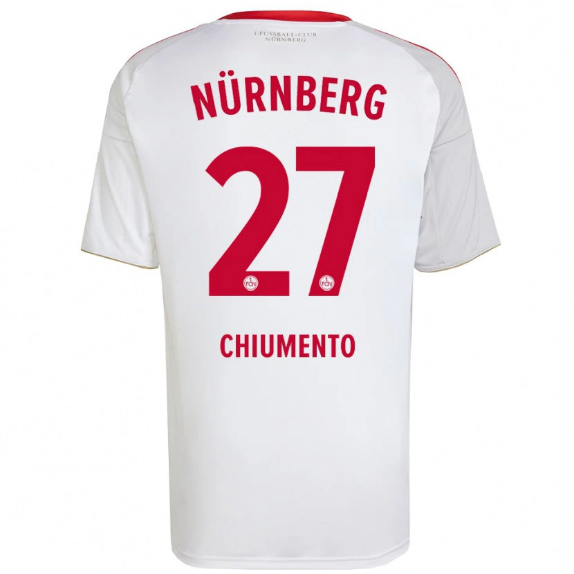 Danxen Damen Levin Chiumento #27 Weiß Rot Auswärtstrikot Trikot 2025/26 T-Shirt Österreich