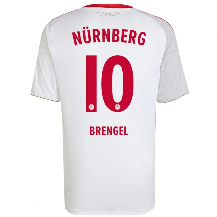 Danxen Damen Jonna Brengel #10 Weiß Rot Auswärtstrikot Trikot 2025/26 T-Shirt Österreich