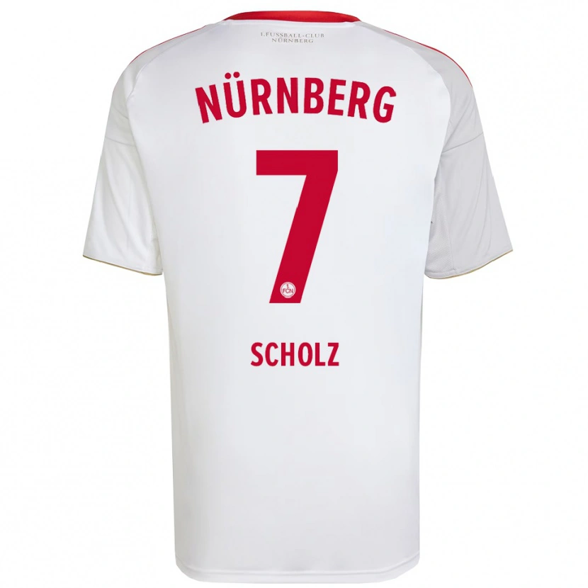 Danxen Damen Marina Scholz #7 Weiß Rot Auswärtstrikot Trikot 2025/26 T-Shirt Österreich