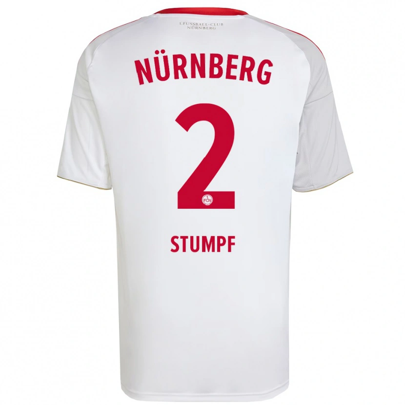 Danxen Damen Lenny Stumpf #2 Weiß Rot Auswärtstrikot Trikot 2025/26 T-Shirt Österreich