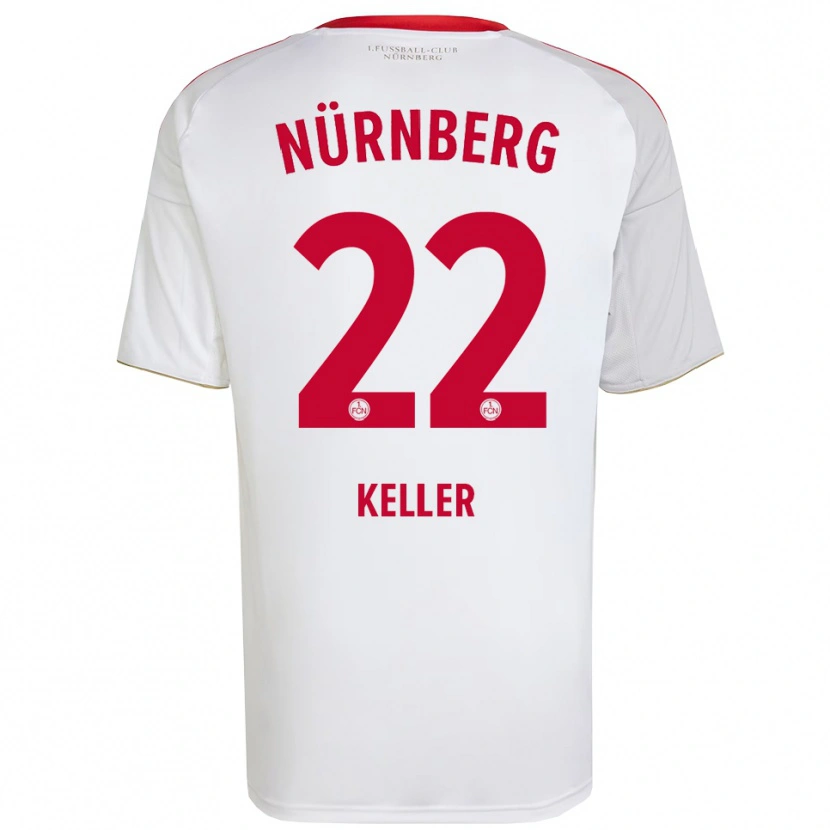 Danxen Damen Noah Keller #22 Weiß Rot Auswärtstrikot Trikot 2025/26 T-Shirt Österreich