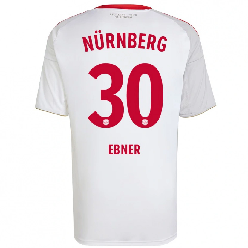 Danxen Damen Gil Ebner #30 Weiß Rot Auswärtstrikot Trikot 2025/26 T-Shirt Österreich