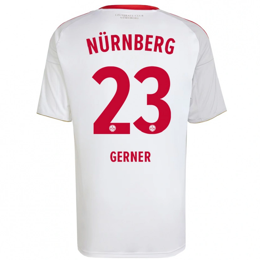 Danxen Damen Lucas Gerner #23 Weiß Rot Auswärtstrikot Trikot 2025/26 T-Shirt Österreich