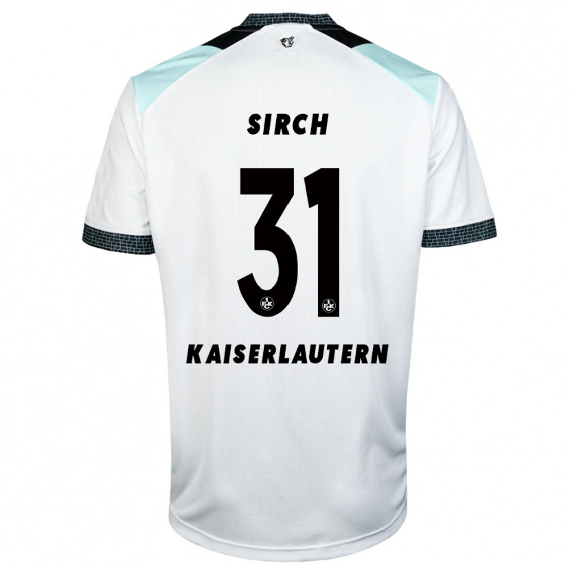 Danxen Damen Luca Sirch #31 Weiß Schwarz Auswärtstrikot Trikot 2025/26 T-Shirt Österreich