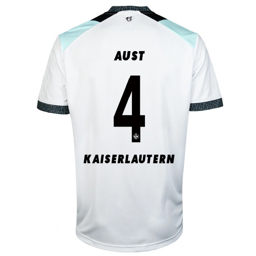 Danxen Damen Luca Aust #4 Weiß Schwarz Auswärtstrikot Trikot 2025/26 T-Shirt Österreich