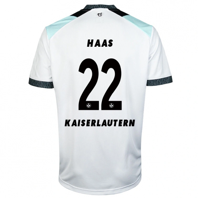 Danxen Damen Mika Haas #22 Weiß Schwarz Auswärtstrikot Trikot 2025/26 T-Shirt Österreich