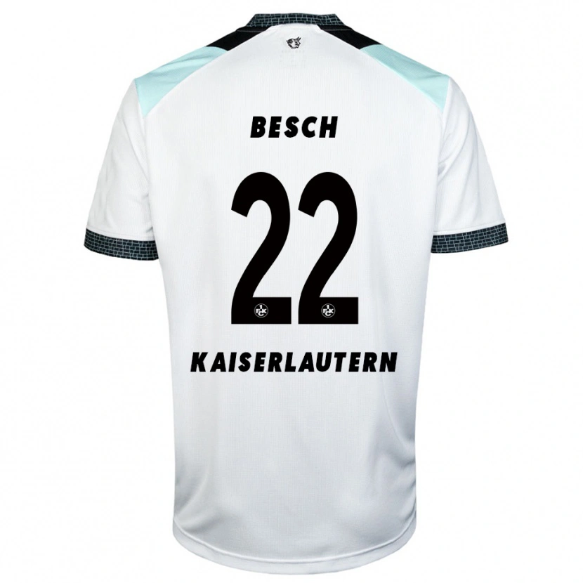 Danxen Damen Philipp Besch #22 Weiß Schwarz Auswärtstrikot Trikot 2025/26 T-Shirt Österreich