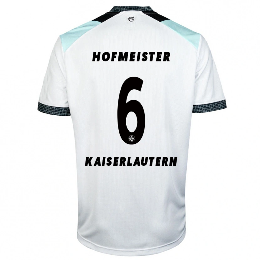 Danxen Damen Dion Hofmeister #6 Weiß Schwarz Auswärtstrikot Trikot 2025/26 T-Shirt Österreich