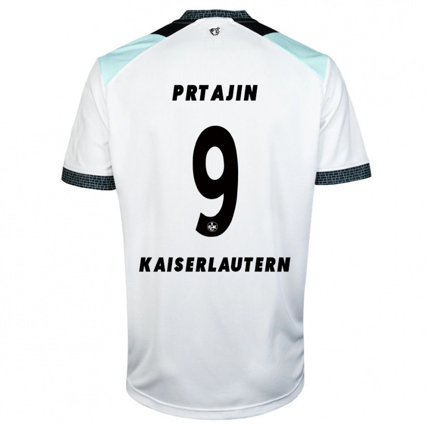 Danxen Damen Ivan Prtajin #9 Weiß Schwarz Auswärtstrikot Trikot 2025/26 T-Shirt Österreich