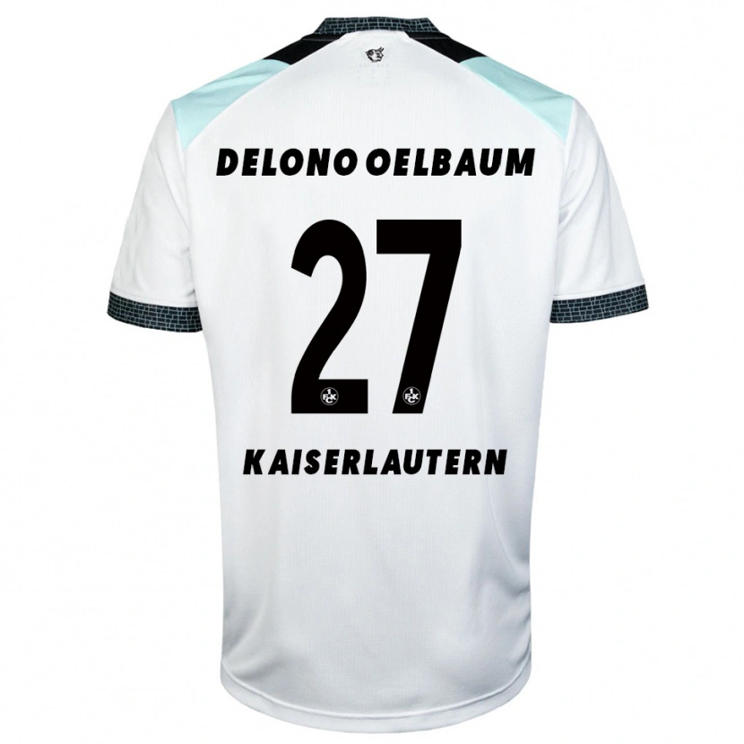 Danxen Damen Kenny Delono Oelbaum #27 Weiß Schwarz Auswärtstrikot Trikot 2025/26 T-Shirt Österreich