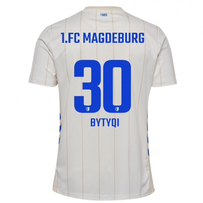 Danxen Damen Enis Bytyqi #30 Weiß Blau Auswärtstrikot Trikot 2025/26 T-Shirt Österreich