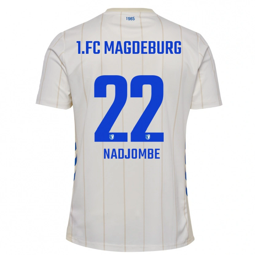 Danxen Damen Pierre Nadjombe #22 Weiß Blau Auswärtstrikot Trikot 2025/26 T-Shirt Österreich