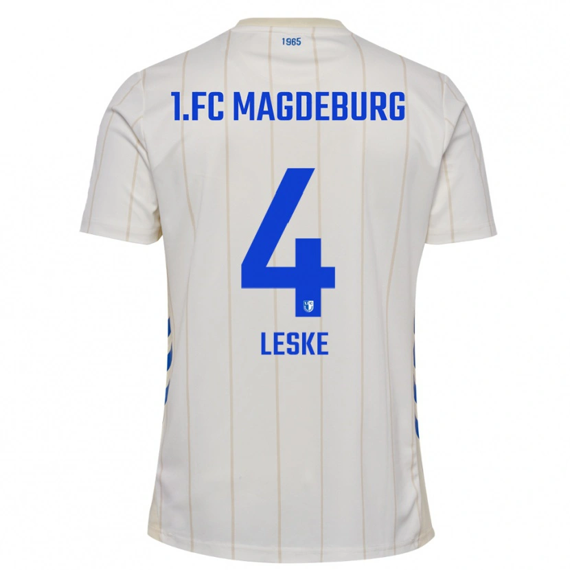 Danxen Damen Jona Leske #4 Weiß Blau Auswärtstrikot Trikot 2025/26 T-Shirt Österreich