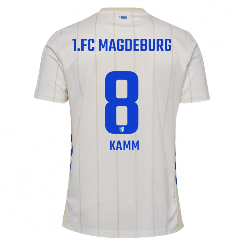 Danxen Damen Willi Kamm #8 Weiß Blau Auswärtstrikot Trikot 2025/26 T-Shirt Österreich
