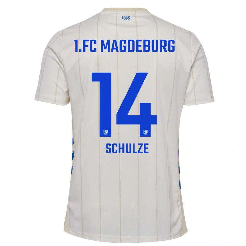 Danxen Damen Conner Schulze #14 Weiß Blau Auswärtstrikot Trikot 2025/26 T-Shirt Österreich