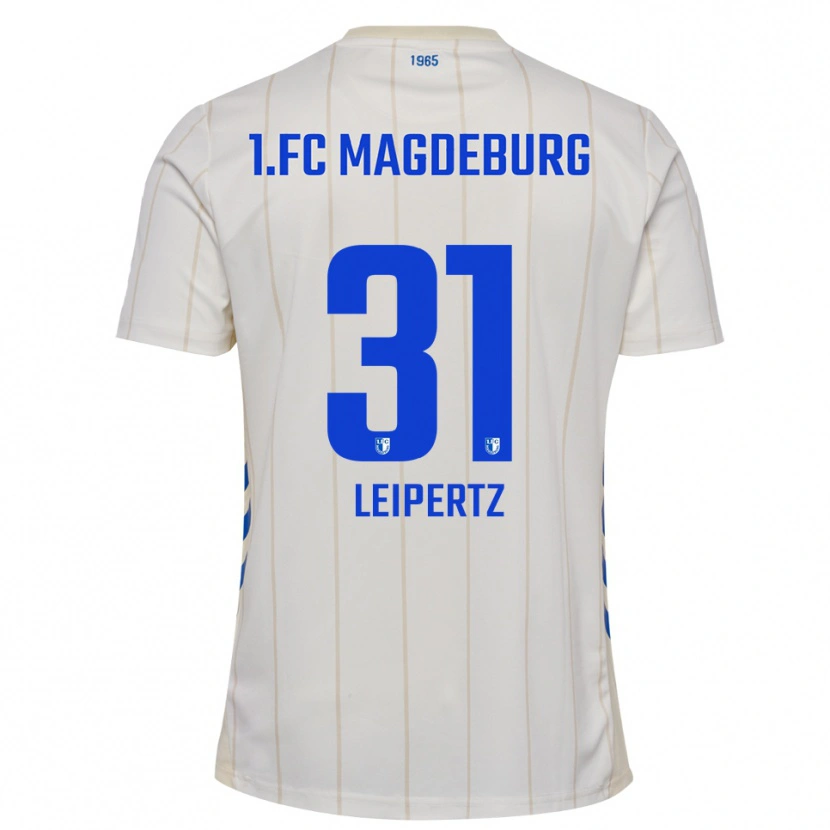 Danxen Damen Robert Leipertz #31 Weiß Blau Auswärtstrikot Trikot 2025/26 T-Shirt Österreich