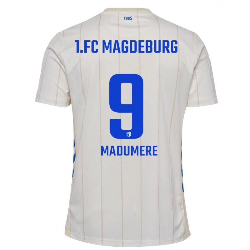 Danxen Damen Kingsley Madumere #9 Weiß Blau Auswärtstrikot Trikot 2025/26 T-Shirt Österreich