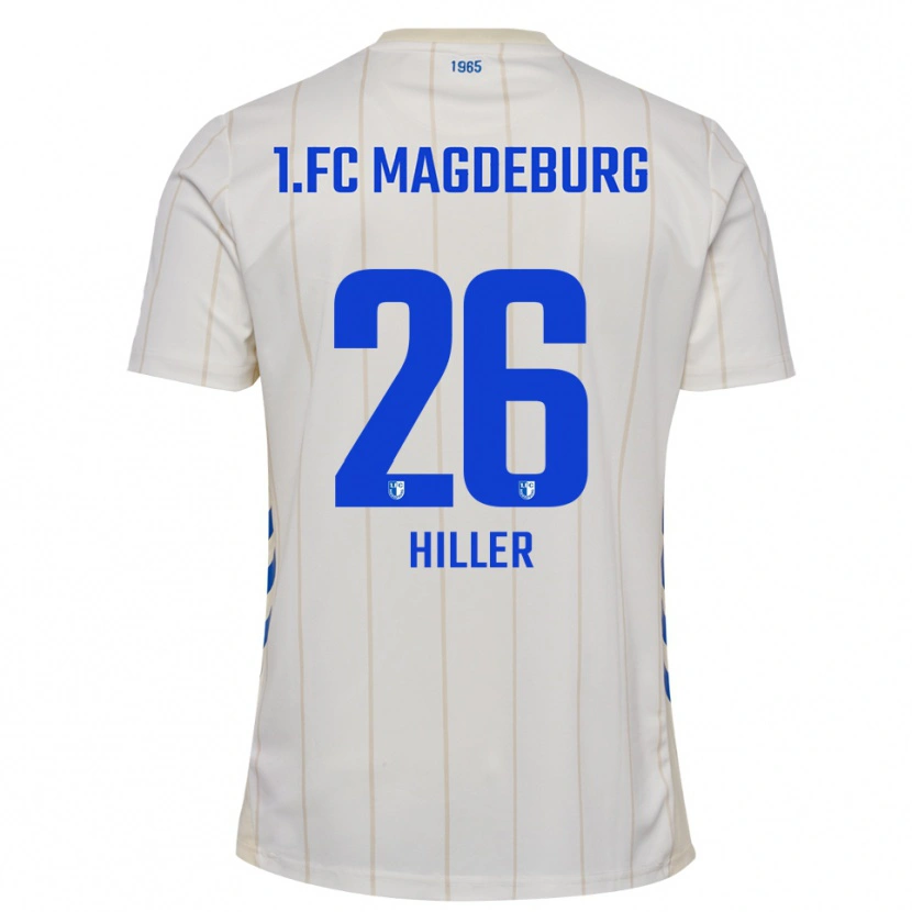 Danxen Damen Lenny Hiller #26 Weiß Blau Auswärtstrikot Trikot 2025/26 T-Shirt Österreich