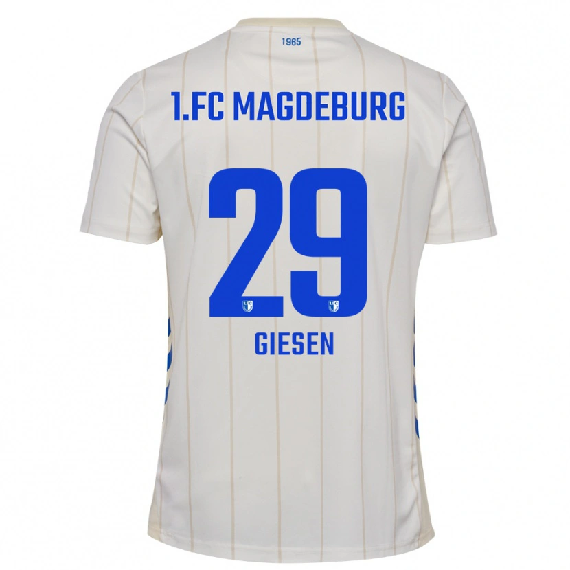 Danxen Damen Tim Giesen #29 Weiß Blau Auswärtstrikot Trikot 2025/26 T-Shirt Österreich