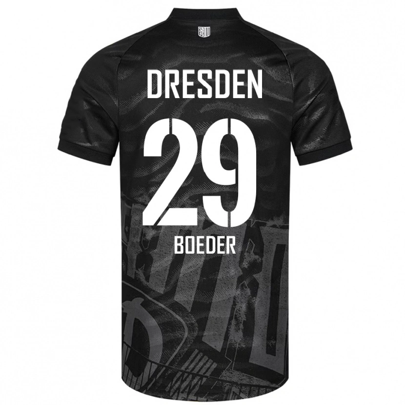 Danxen Damen Lukas Boeder #29 Schwarz Grau Auswärtstrikot Trikot 2025/26 T-Shirt Österreich