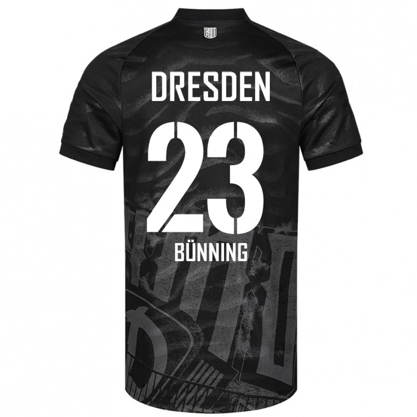 Danxen Damen Lars Bünning #23 Schwarz Grau Auswärtstrikot Trikot 2025/26 T-Shirt Österreich